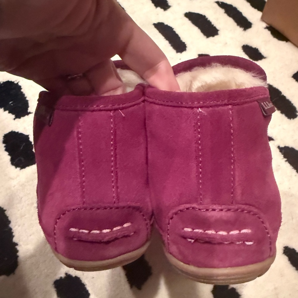 LL Bean Women's Wicked Good Slippers Boot Moc house shoes women’s 8 like new - Picture 4 of 10